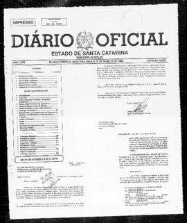 Diário Oficial do Estado de Santa Catarina. Ano 69. N° 16872 de 25/03/2002