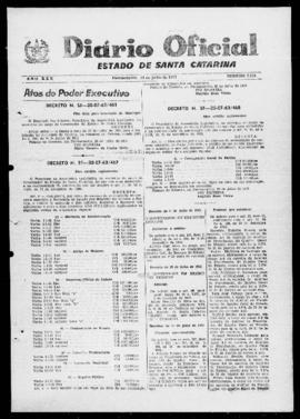 Diário Oficial do Estado de Santa Catarina. Ano 30. N° 7338 de 24/07/1963