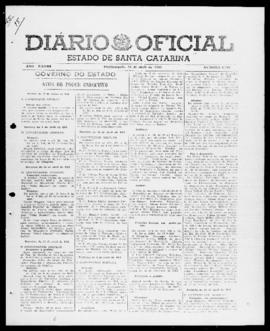 Diário Oficial do Estado de Santa Catarina. Ano 28. N° 6790 de 24/04/1961