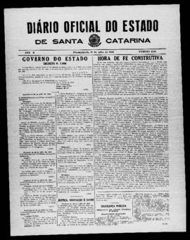 Diário Oficial do Estado de Santa Catarina. Ano 10. N° 2548 de 26/07/1943