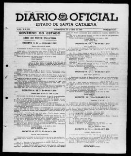 Diário Oficial do Estado de Santa Catarina. Ano 29. N° 7037 de 26/04/1962