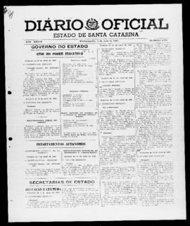 Diário Oficial do Estado de Santa Catarina. Ano 28. N° 6797 de 04/05/1961