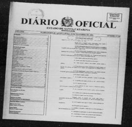 Diário Oficial do Estado de Santa Catarina. Ano 71. N° 17524 de 25/11/2004