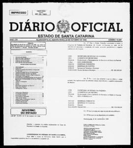 Diário Oficial do Estado de Santa Catarina. Ano 65. N° 16029 de 22/10/1998
