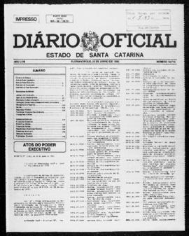 Diário Oficial do Estado de Santa Catarina. Ano 58. N° 14714 de 23/06/1993. Parte 1