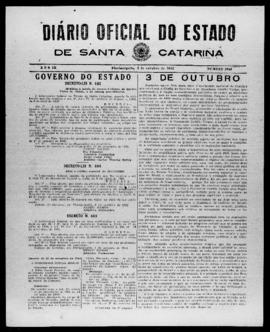 Diário Oficial do Estado de Santa Catarina. Ano 9. N° 2354 de 02/10/1942