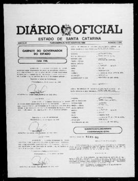 Diário Oficial do Estado de Santa Catarina. Ano 46. N° 11540 de 18/08/1980