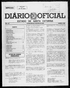 Diário Oficial do Estado de Santa Catarina. Ano 58. N° 14694 de 25/05/1993