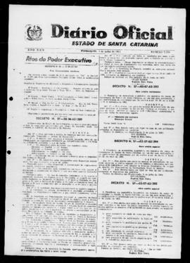 Diário Oficial do Estado de Santa Catarina. Ano 30. N° 7326 de 05/07/1963
