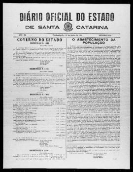 Diário Oficial do Estado de Santa Catarina. Ano 11. N° 2764 de 27/06/1944