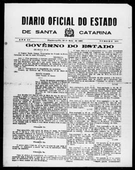 Diário Oficial do Estado de Santa Catarina. Ano 4. N° 925 de 19/05/1937