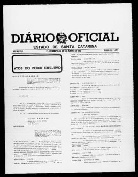 Diário Oficial do Estado de Santa Catarina. Ano 48. N° 11997 de 25/06/1982