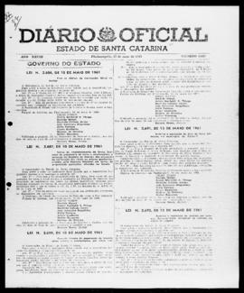 Diário Oficial do Estado de Santa Catarina. Ano 28. N° 6802 de 12/05/1961