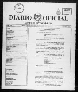 Diário Oficial do Estado de Santa Catarina. Ano 72. N° 17945 de 14/08/2006