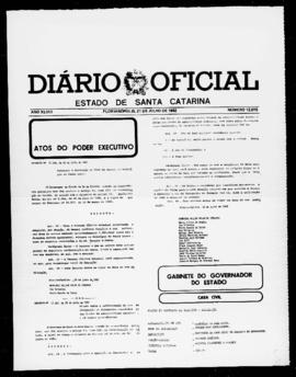 Diário Oficial do Estado de Santa Catarina. Ano 48. N° 12015 de 21/07/1982