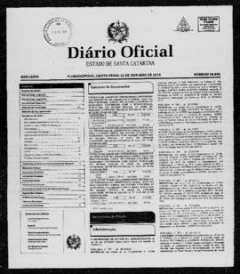 Diário Oficial do Estado de Santa Catarina. Ano 76. N° 18956 de 22/10/2010