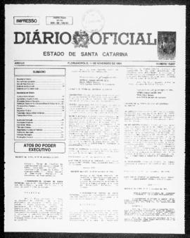 Diário Oficial do Estado de Santa Catarina. Ano 61. N° 15057 de 11/11/1994