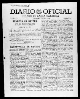 Diário Oficial do Estado de Santa Catarina. Ano 25. N° 6121 de 04/07/1958