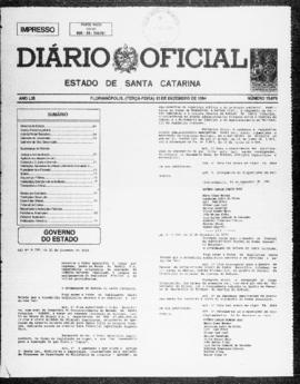 Diário Oficial do Estado de Santa Catarina. Ano 61. N° 15078 de 13/12/1994