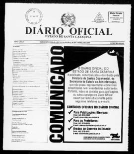 Diário Oficial do Estado de Santa Catarina. Ano 75. N° 18595 de 30/04/2009