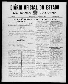 Diário Oficial do Estado de Santa Catarina. Ano 12. N° 3101 de 07/11/1945
