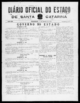 Diário Oficial do Estado de Santa Catarina. Ano 19. N° 4752 de 01/10/1952