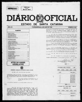 Diário Oficial do Estado de Santa Catarina. Ano 57. N° 14433 de 04/05/1992