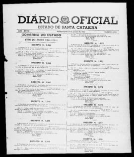 Diário Oficial do Estado de Santa Catarina. Ano 27. N° 6730 de 21/01/1961