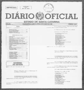 Diário Oficial do Estado de Santa Catarina. Ano 65. N° 15947 de 26/06/1998