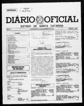 Diário Oficial do Estado de Santa Catarina. Ano 56. N° 14328 de 26/11/1991