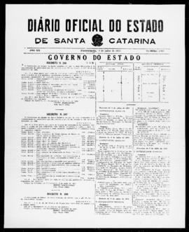 Diário Oficial do Estado de Santa Catarina. Ano 20. N° 4934 de 09/07/1953