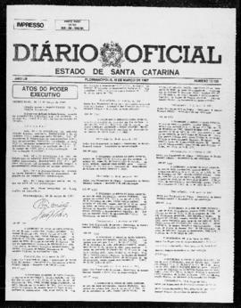 Diário Oficial do Estado de Santa Catarina. Ano 53. N° 13165 de 16/03/1987