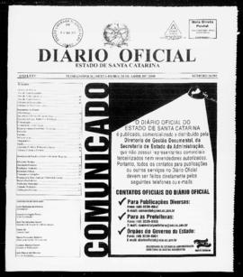 Diário Oficial do Estado de Santa Catarina. Ano 75. N° 18591 de 24/04/2009