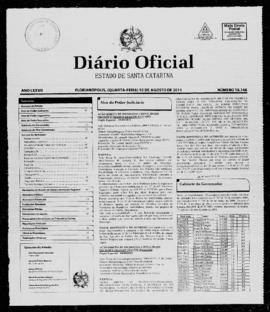 Diário Oficial do Estado de Santa Catarina. Ano 77. N° 19148 de 10/08/2011