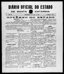 Diário Oficial do Estado de Santa Catarina. Ano 7. N° 1809 de 19/07/1940