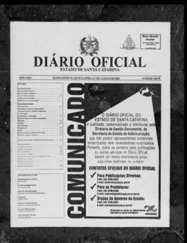 Diário Oficial do Estado de Santa Catarina. Ano 75. N° 18678 de 27/08/2009