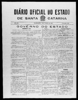 Diário Oficial do Estado de Santa Catarina. Ano 11. N° 2849 de 30/10/1944