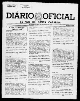 Diário Oficial do Estado de Santa Catarina. Ano 54. N° 13569 de 01/11/1988