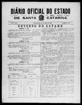 Diário Oficial do Estado de Santa Catarina. Ano 16. N° 3983 de 21/07/1949