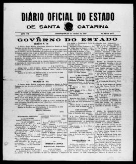 Diário Oficial do Estado de Santa Catarina. Ano 7. N° 1875 de 22/10/1940