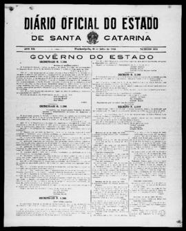 Diário Oficial do Estado de Santa Catarina. Ano 12. N° 3031 de 30/07/1945