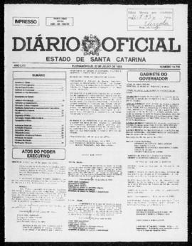 Diário Oficial do Estado de Santa Catarina. Ano 58. N° 14736 de 23/07/1993