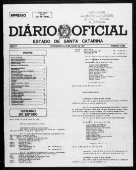 Diário Oficial do Estado de Santa Catarina. Ano 56. N° 14229 de 08/07/1991