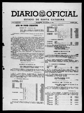 Diário Oficial do Estado de Santa Catarina. Ano 38. N° 9609 de 30/10/1972