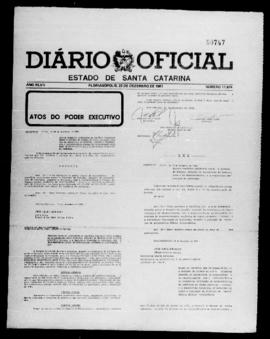 Diário Oficial do Estado de Santa Catarina. Ano 47. N° 11874 de 22/12/1981