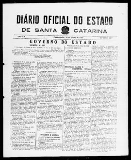Diário Oficial do Estado de Santa Catarina. Ano 20. N° 4922 de 22/06/1953