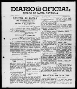 Diário Oficial do Estado de Santa Catarina. Ano 29. N° 7023 de 04/04/1962
