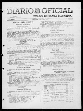Diário Oficial do Estado de Santa Catarina. Ano 32. N° 7799 de 23/04/1965