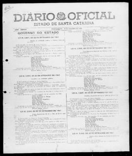 Diário Oficial do Estado de Santa Catarina. Ano 28. N° 6895 de 26/09/1961