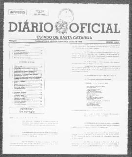 Diário Oficial do Estado de Santa Catarina. Ano 65. N° 15971 de 30/07/1998